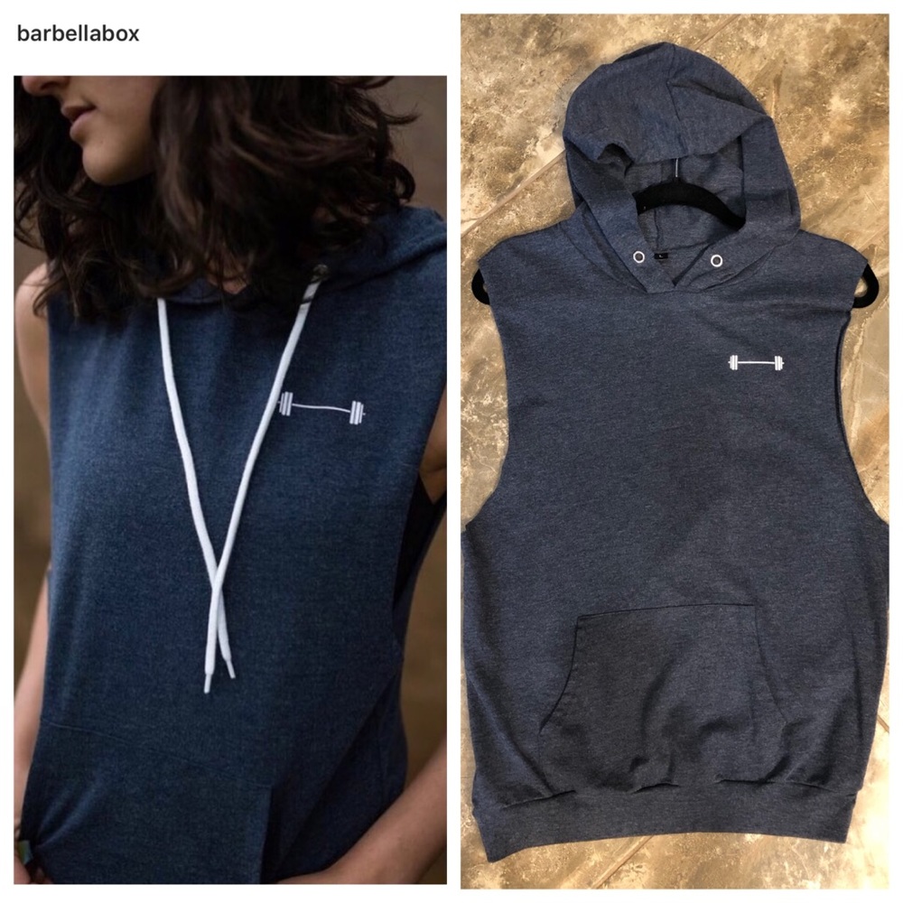 Barbella Box hoodie tank